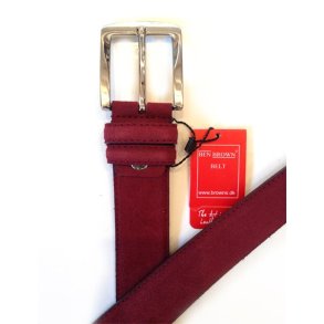  BB Blte i nubuck, rd/brun