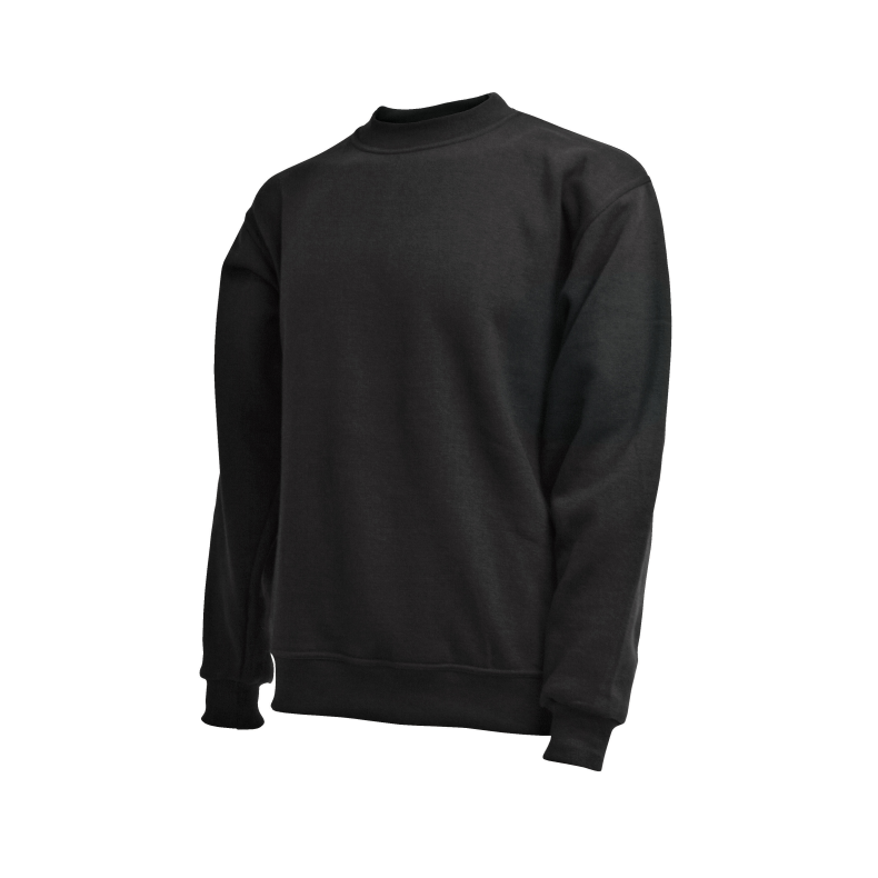 You classic sweatshirt m/O-hals, sort