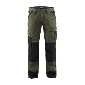 Blkläder, Garden arbejdsbukser m/skrlomme, oliven grn