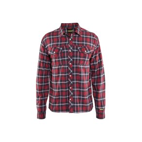 Blkläder klassisk ternet skovmandsskjorte, rd/marine