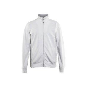 Blkläder, sweat-shirt med lynls, hvid