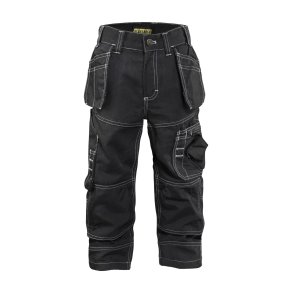 B�rne h�ndv�rkerbukser m/h�nge-/l�rlomme, sort