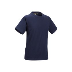 B�rne T-shirt m/O-hals, 100% bomuld, navy