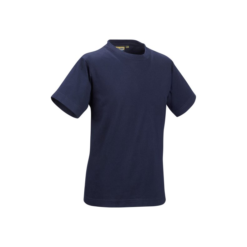 Brne T-shirt m/O-hals, 100% bomuld, navy