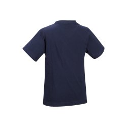 B�rne T-shirt m/O-hals, 100% bomuld, navy