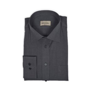 Bosweel skjorte med langt rme, fil a fil, koks gr