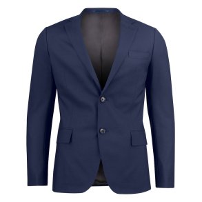Classic Blazer m/strech og dobbelt slids, navy