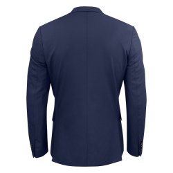 Classic Blazer m/strech og dobbelt slids, navy