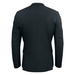 Classic Blazer m/strech og dobbelt slids, sort
