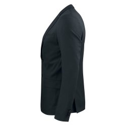Classic Blazer m/strech og dobbelt slids, sort