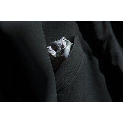 Classic Blazer m/strech og dobbelt slids, sort