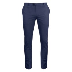 Classic buks "flat front" modern fit, navy melange