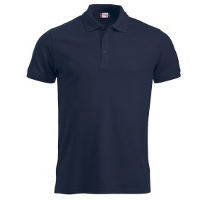 Classic herre polo, pique sporty design, navy