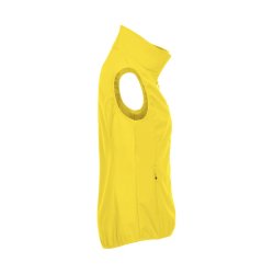 Clique basic dame softshell vest, vindtt, gul