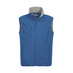 Clique basic softshell vest, vindtt, kobolt