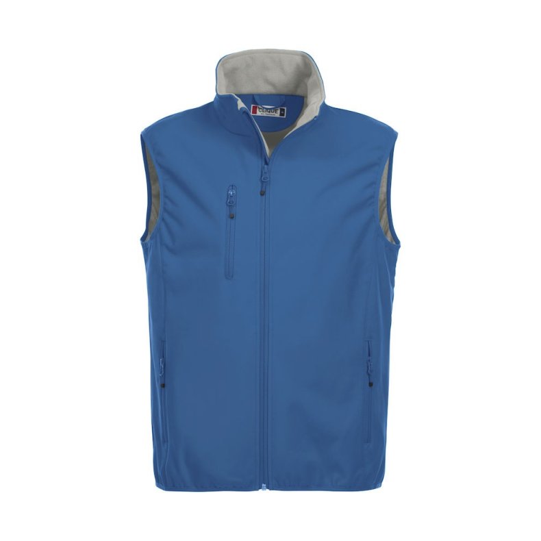 Clique basic softshell vest, vindtt, kobolt