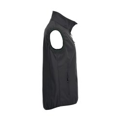 Clique basic softshell vest, vindtt, sort