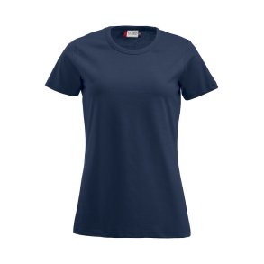 Clique, dame Fashion-T med O-hals, navy