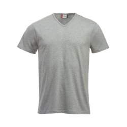 Clique Fashion-T V-hals, gr�meleret