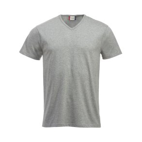 Clique Fashion-T V-hals, gr�meleret