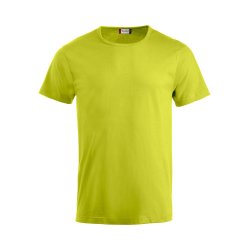 Clique, herre Fashion-T med O-hals, limegr�n