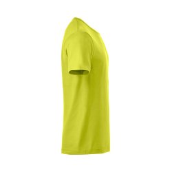 Clique, herre Fashion-T med O-hals, limegr�n