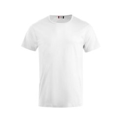 Clique, herre Fashion-T med O-hals, hvid