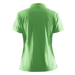 Craft klassisk polo pique, dame, lime