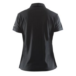 Craft klassisk polo pique, dame, sort