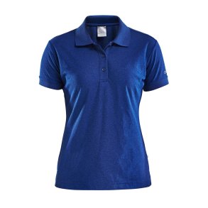 Craft klassisk polo pique, dame, kobolt