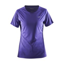 Craft Prime Tee, klassisk dame lbe t-shirt, lilla