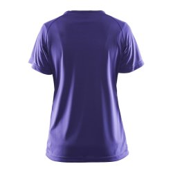 Craft Prime Tee, klassisk dame lbe t-shirt, lilla
