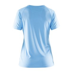 Craft Prime Tee, klassisk dame lbe t-shirt, lysbl