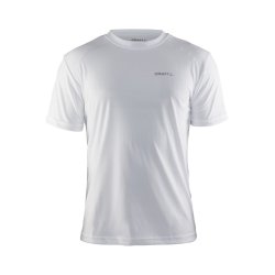 Craft Prime Tee, klassisk herre lbe t-shirt, hvid