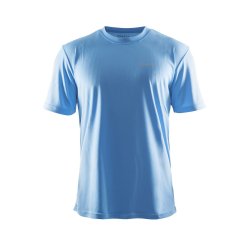Craft Prime Tee, klassisk herre lbe t-shirt, lysbl