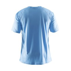 Craft Prime Tee, klassisk herre lbe t-shirt, lysbl