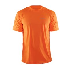 Craft Prime Tee, klassisk herre lbe t-shirt, orange