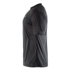 Craft Prime Tee, klassisk herre lbe t-shirt, sort