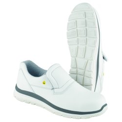 Dynamic ESD hyttesko og Memory Foam sl, hvid