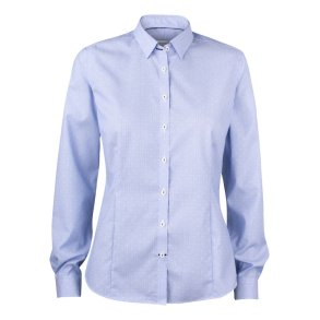 Eksklusiv Harvest & Frost dameskjorte i moderne mnster, lysebl