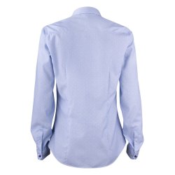 Eksklusiv Harvest &amp; Frost dameskjorte i moderne mnster, lysebl