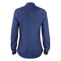 Eksklusiv Harvest &amp; Frost skjorte i navy m/hvid dots, figursyet