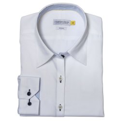 Eksklusiv Harvest &amp; Frost skjorte m/lange rmer, figursyet, hvid