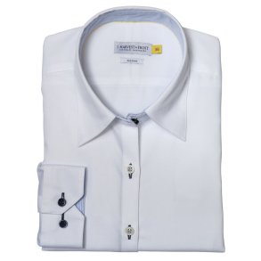 Eksklusiv Harvest & Frost skjorte m/lange rmer, figursyet, hvid