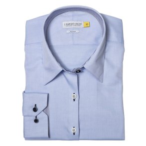 Eksklusiv Harvest & Frost skjorte m/lange rmer, figursyet, lys bl