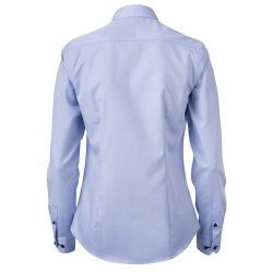 Eksklusiv Harvest &amp; Frost skjorte m/lange rmer, figursyet, lys bl