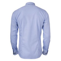 Eksklusiv Harvest &amp; Frost skjorte m/lange rmer, slim fit, lys bl