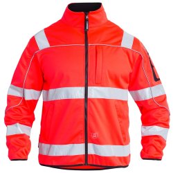 F. Engel Safety softshell jakke vindt�t og vandafvisende, r�d