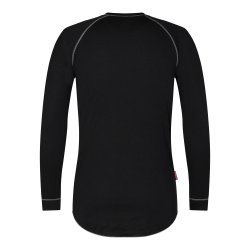 F. Engel Termoundertrje m/Lange rmer og ekstra lang ryg, sort