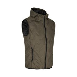 GEYSER quilted vest med htte